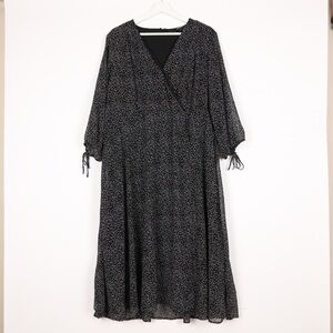 Torrid Black White Polka Dot Dress